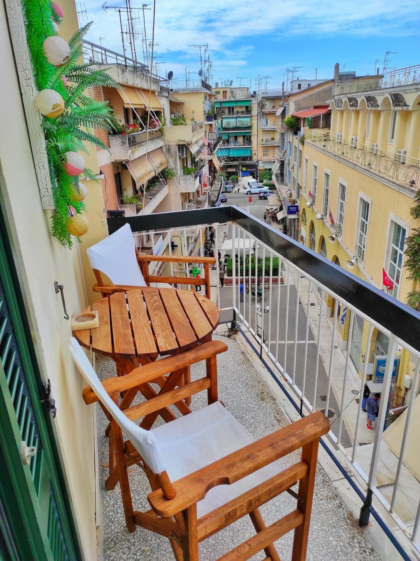 Theater Penthouse Daire Korfu Dış mekan fotoğraf